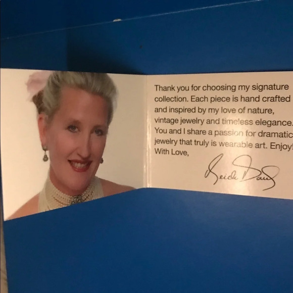 Heidi Daus Crystal Beaded Drop Necklace, NIB​ - Picture 10 of 13